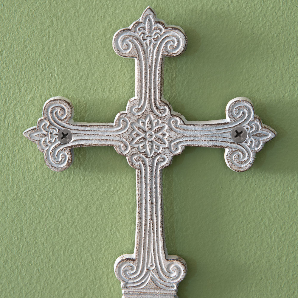 Charming Cross Wall Hooks - Set of 2