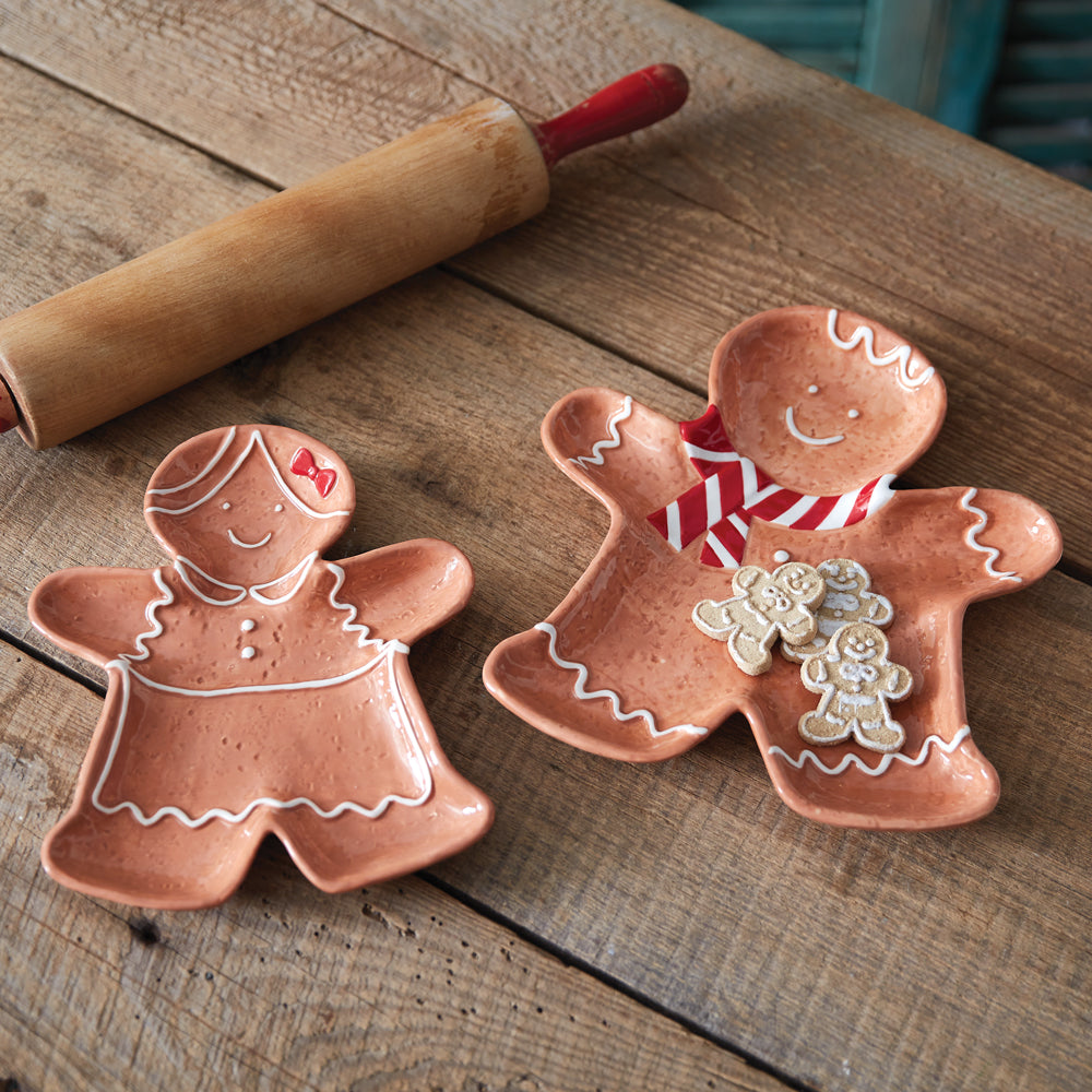 Charming Gingerbread Gal Plate