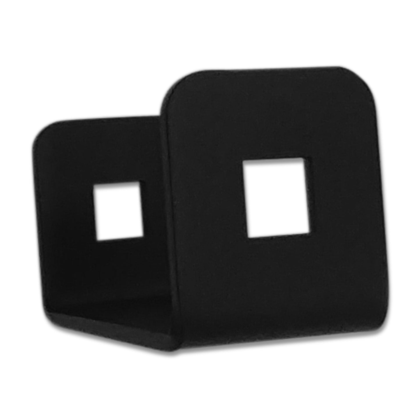 Square iron plant hanger with a simple, stylish design, mounted on a wall, holding a planter, enhancing farmhouse decor.