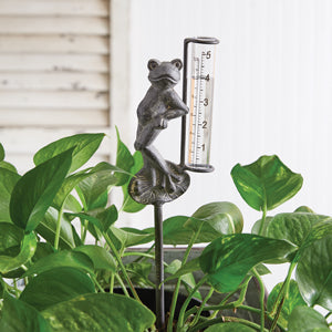 Frog Rain Gauge Garden Pick - Box of 2 - Countryside Home Decor