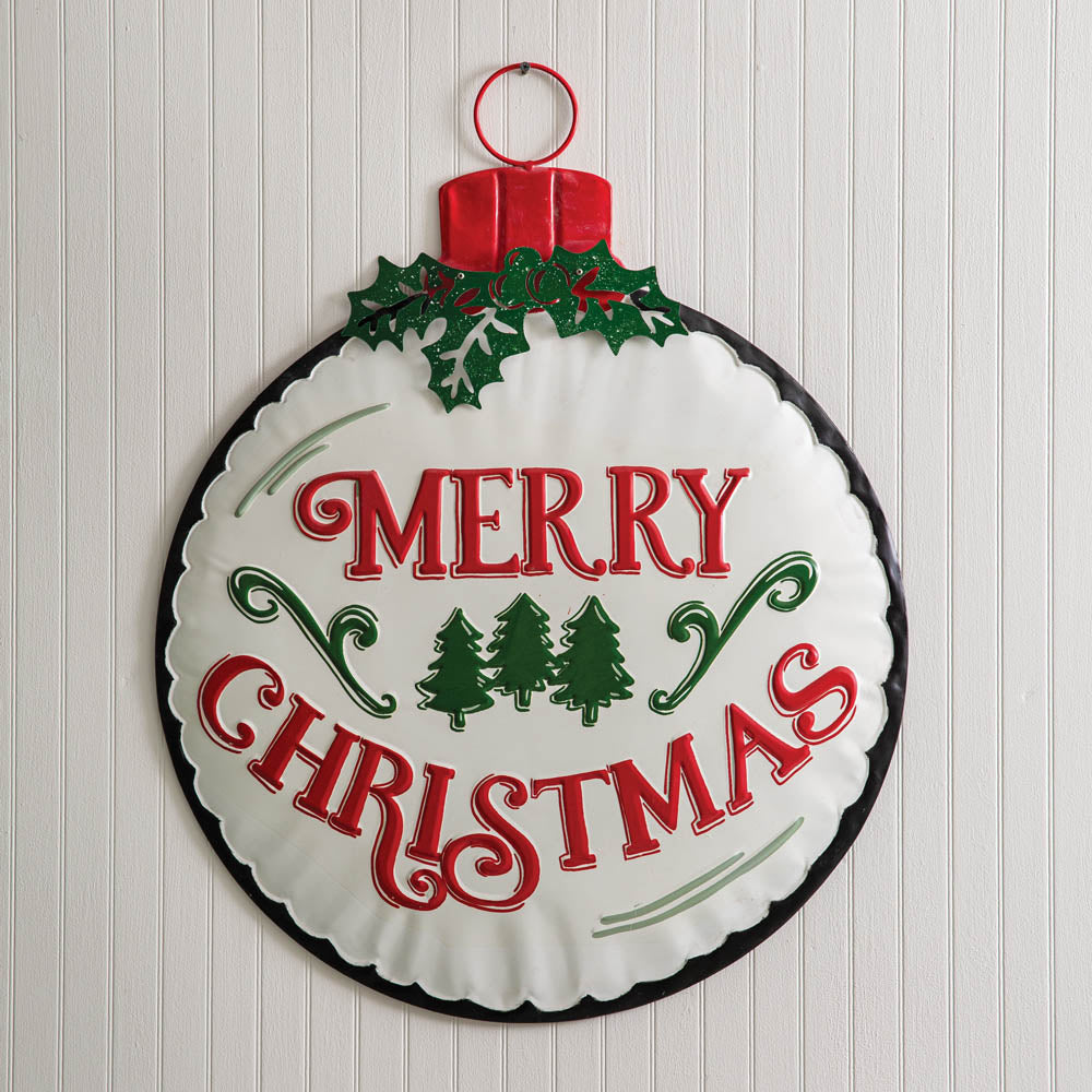Metal Christmas Ornament Wall Decor - Countryside Home Decor