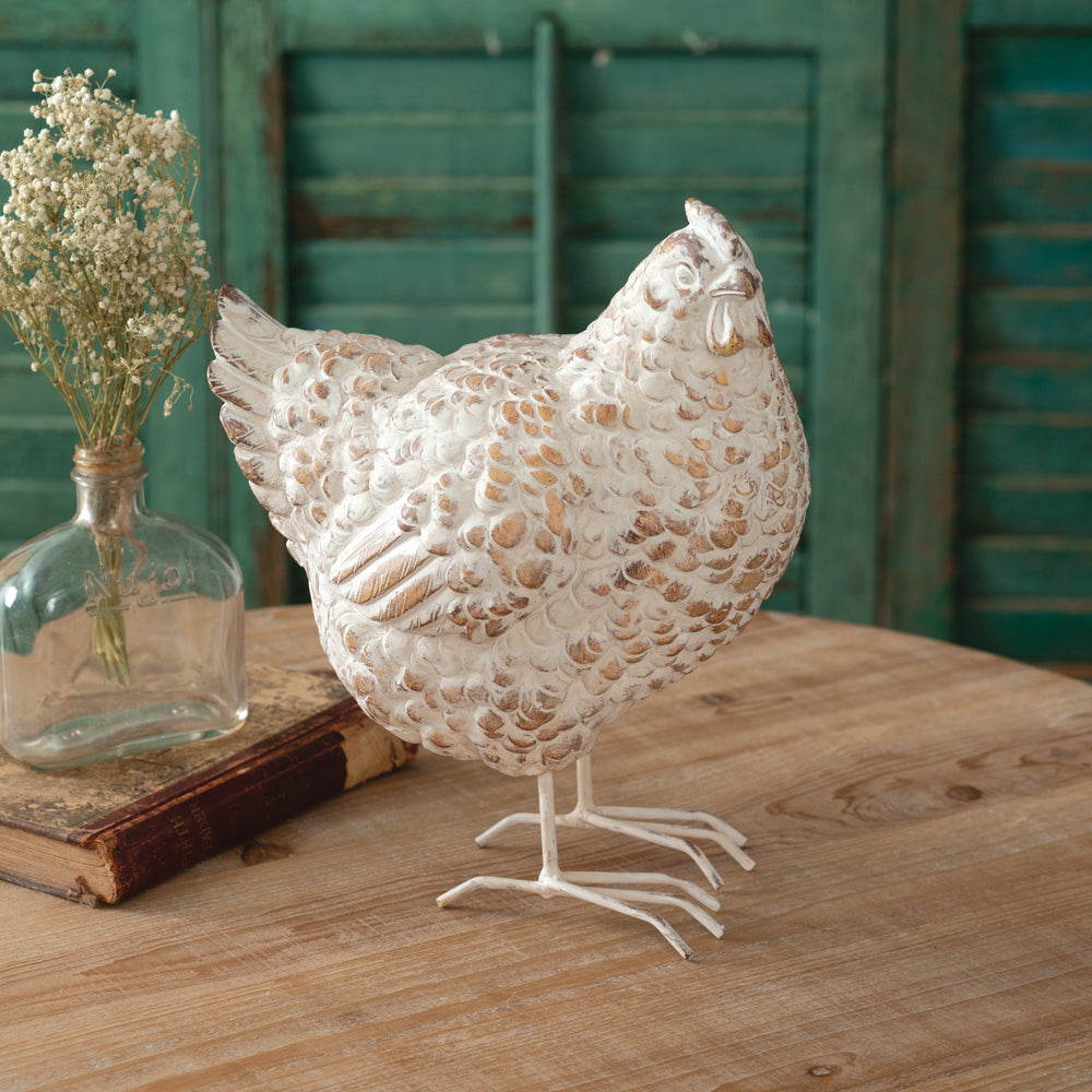 Farmhouse Tabletop Hen - Countryside Home Decor
