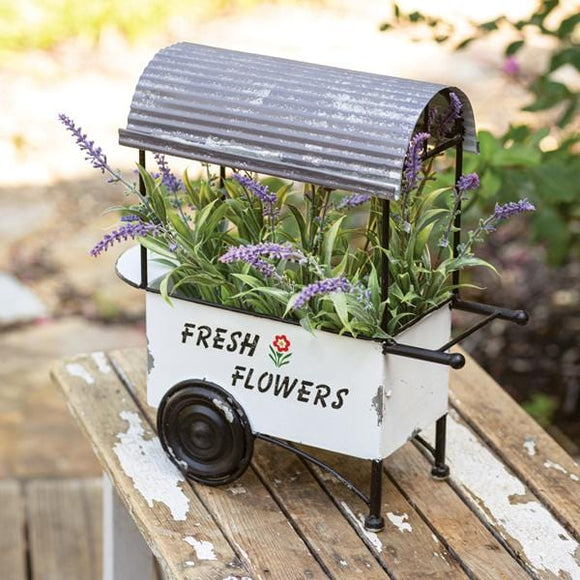 Fresh Flowers Cart - Countryside Home Decor