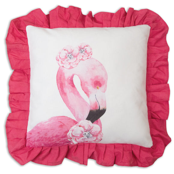 Flamingo Throw Pillow - Countryside Home Decor