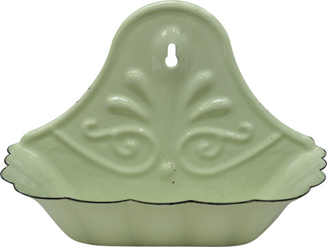 Green Retro Enamel Soap Dish - Countryside Home Decor