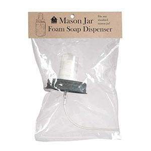 Mason Jar Foaming Soap Dispenser Lid - Barn Roof - Box of 4 - Countryside Home Decor