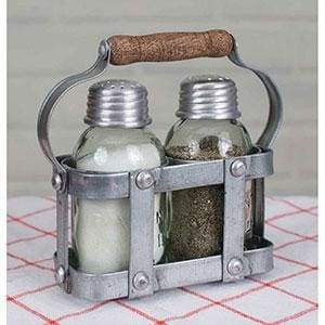 Milk Crate Salt & Pepper Caddy - Box of 3 - Countryside Home Decor