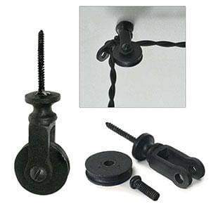 Screw in Pulley - Box of 2 - Countryside Home Decor