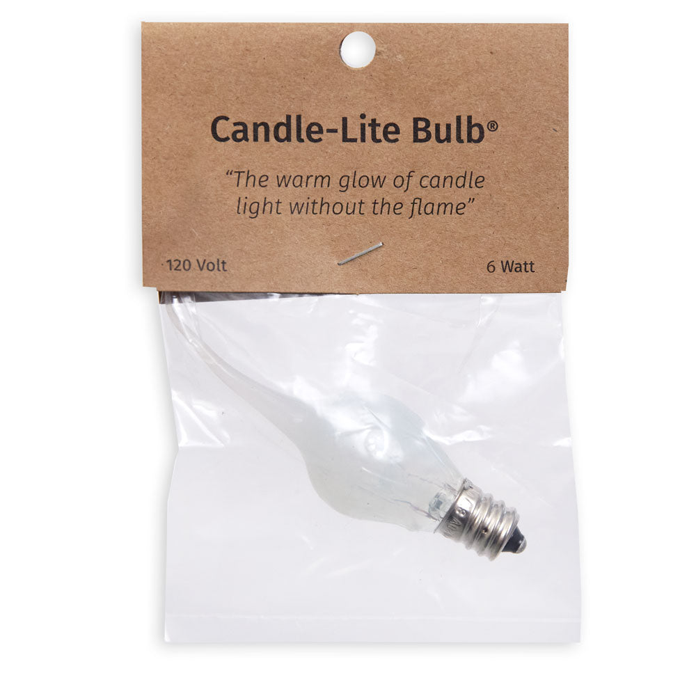 6 Watt Large CandleLite Light Bulb Box of 12 Countryside Home Decor