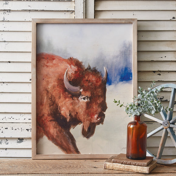 American Bison Wall Art Countryside Home Decor