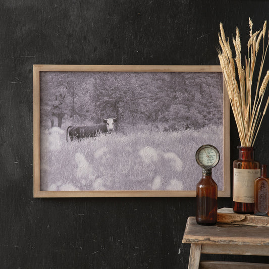 Bull in Pasture Wall Art