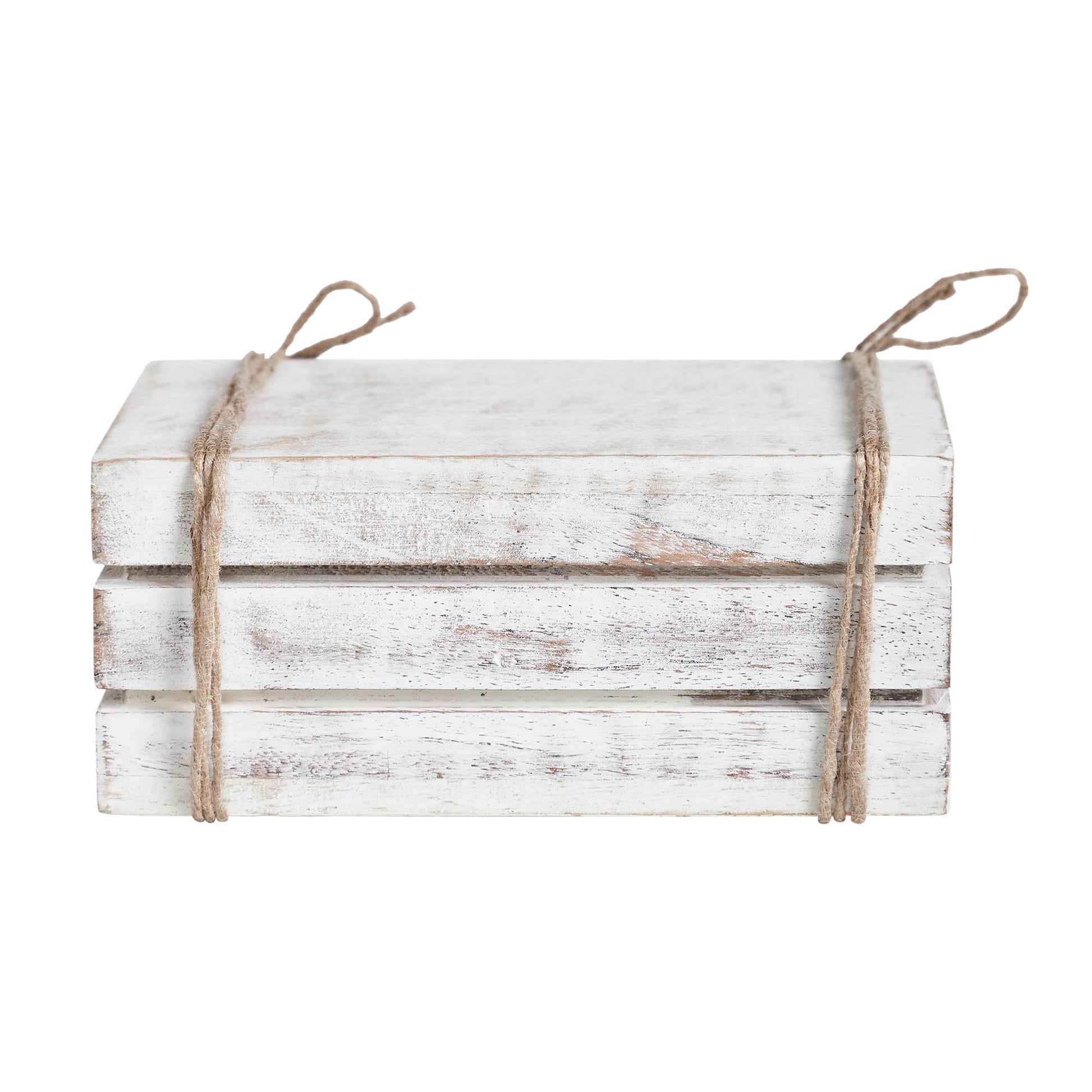 Rustic whitewashed faux book stack with “Faith Above All Else” text, perfect faith-inspired farmhouse decor.