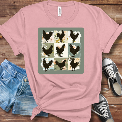 Boho Chicken Graphic T-Shirt – Bella & Canvas Unisex Tee