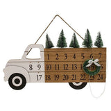 Woodland Tree Truck Christmas Calendar Hanger