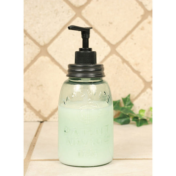 Midget Pint Mason Jar Soap/Lotion Dispenser - Countryside Home Decor