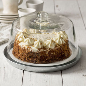 Glass Dessert Cloche With Base - Countryside Home Decor