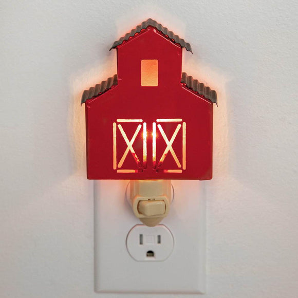 Red Barn Night Light - Box of 4 - Countryside Home Decor