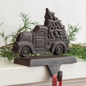 Cast Iron Truck with Tree Stocking Holder - Countryside Home Decor