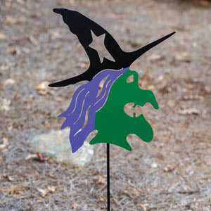 Witch Garden Stake - Countryside Home Decor
