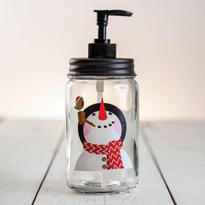 Snowman Soap Dispenser - Countryside Home Decor