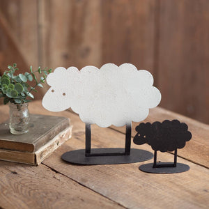 Large and Small Sheep Duo - Countryside Home Decor