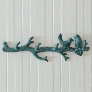 Verdigris Branches Wall Hook - Countryside Home Decor