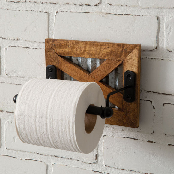 Barn Door Toilet Paper Holder - Countryside Home Decor