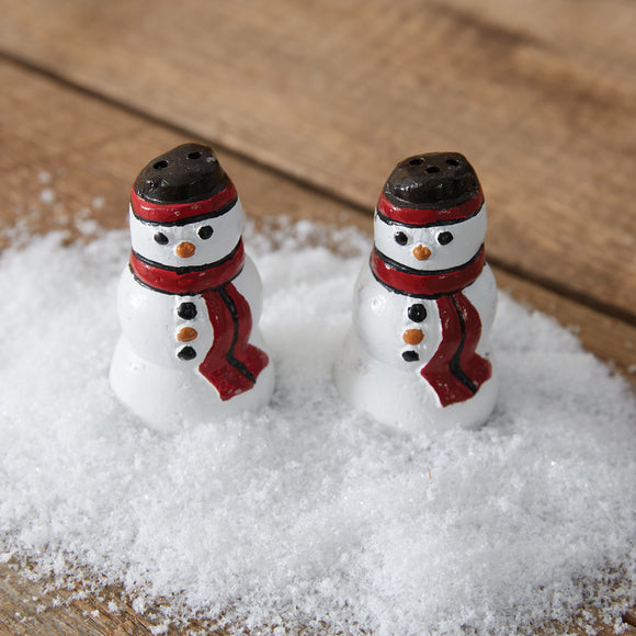 Frosty Snowmen Salt & Pepper Shakers - Countryside Home Decor