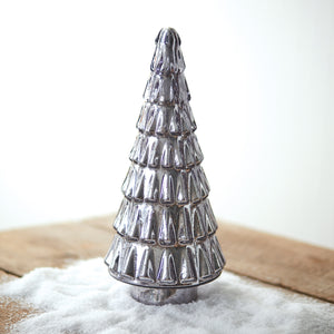 Retro Silver Mercury Glass Christmas Tree - Countryside Home Decor