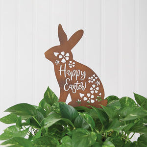 Rustic Happy Easter Garden Stake - Countryside Home Decor