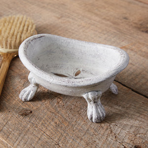 Cast Iron Clawfoot Tub Soap Dish - Countryside Home Decor