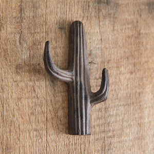 Cast Iron Cactus Hook - Box of 2 - Countryside Home Decor