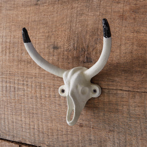 Western Bull Hook - Box of 4 - Countryside Home Decor