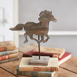 Galloping Horse On Stand - Countryside Home Decor