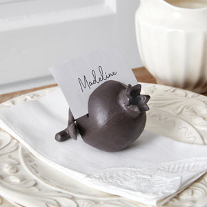 Pomegranate Place Card Holder - Box of 2 - Countryside Home Decor