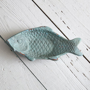 Verdigris Fish Trinket Dish - Box of 2 - Countryside Home Decor