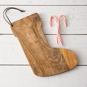 Stocking Wood Board - Countryside Home Decor