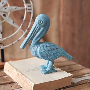 Verdigris Pelican Figurine - Countryside Home Decor