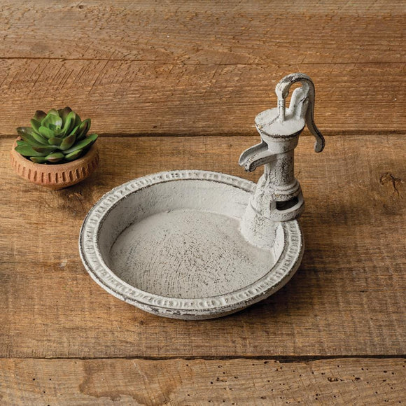 Water Pump Soap Dish - Countryside Home Decor