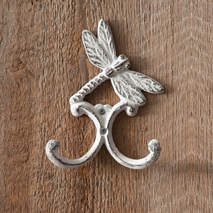 Dragonfly Double Hook - Box of 2 - Countryside Home Decor