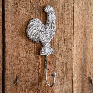 Cast Iron Rooster Wall Hook - Box of 2 - Countryside Home Decor