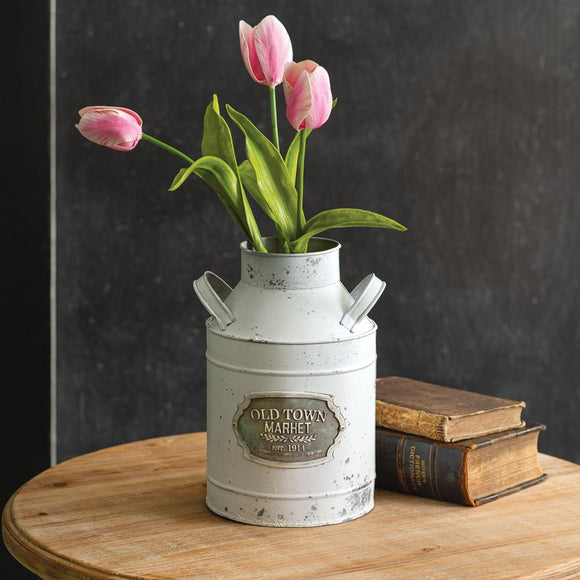 Old Town Market Milk Can - Countryside Home Decor