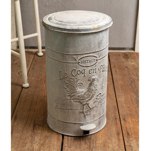 Rooster Trash Bin - Countryside Home Decor