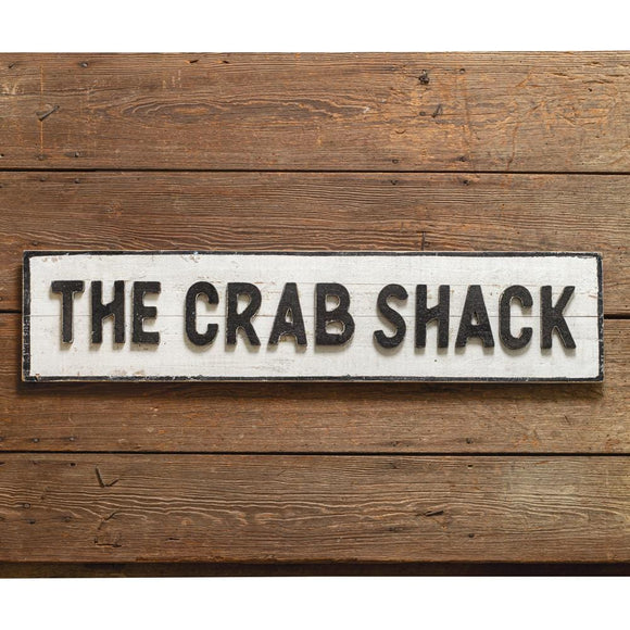 Crab Shack Wood Wall Sign - Countryside Home Decor