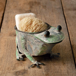 Rusty Frog Planter - Countryside Home Decor