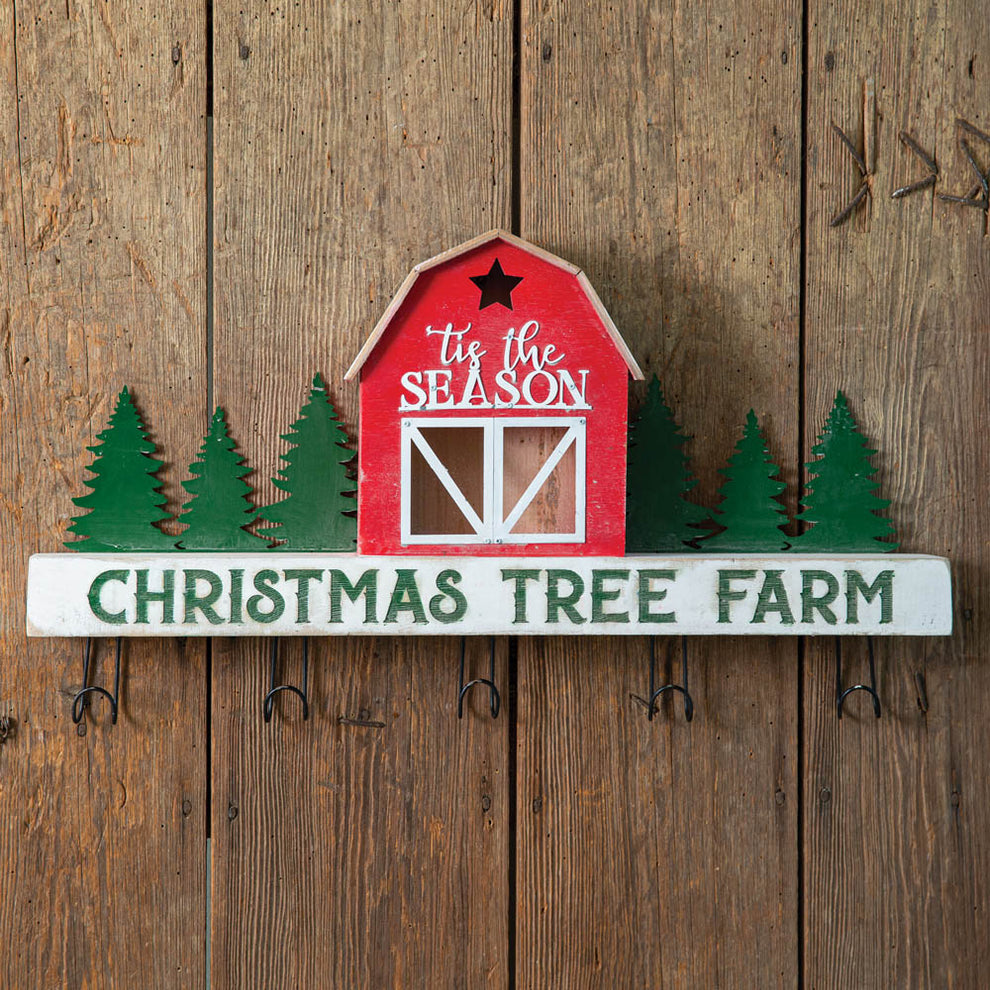 Christmas Tree Farm Wall Rack – Countryside Home Decor
