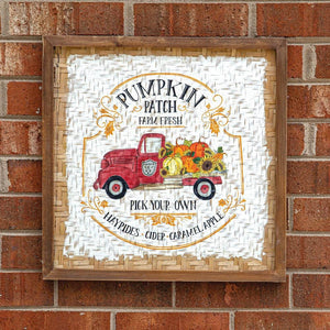 Pumpkin Patch Wall Sign - Countryside Home Decor