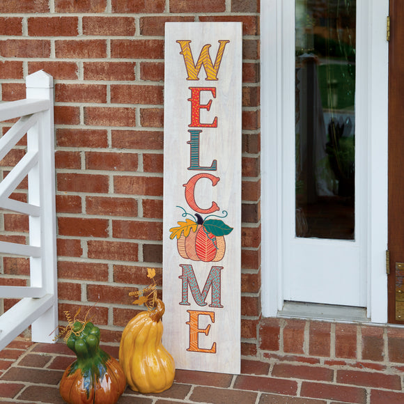 Autumn Welcome Porch Sign - Countryside Home Decor
