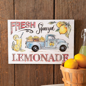 Fresh Squeezed Lemonade Wall Sign - Countryside Home Decor