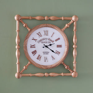 Old Time Country Clock - Countryside Home Decor